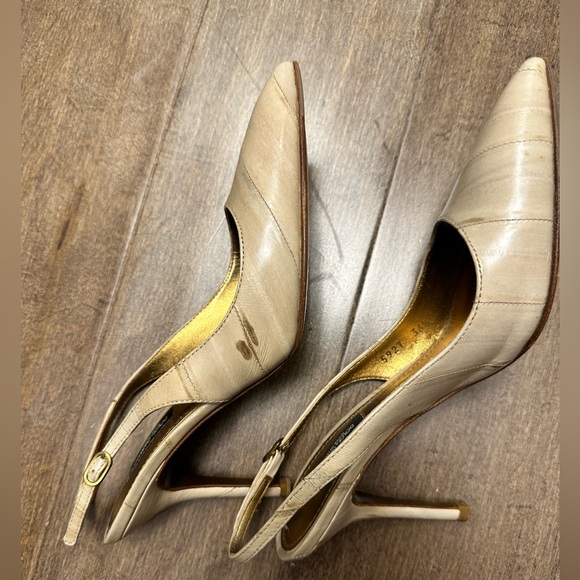 Dolce and Gabbana sling back pumps heels 36.5 - Picture 3 of 5